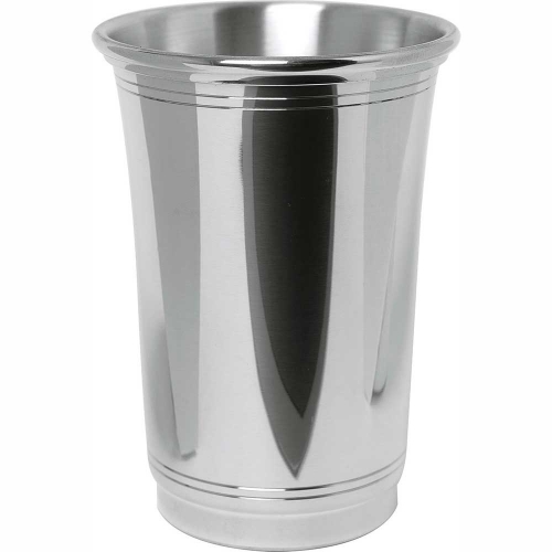 Carolina Julep Cup 16 Oz 5\ Height x 3 5/8\ Diameter
16 oz
Pewter

Care:  Wash your pewter in warm water, using mild soap and a soft cloth. Dry with a soft cloth. Your pewter should never be exposed to an open flame or excessive heat. Store your pewter trays flat, cups upright, etc. to prevent warping. Do not wrap pewter in anything other than the original wrapping to prevent scratching. Never wrap pewter in tissue paper, as fine line scratching will occur. Never put pewter in a dishwasher. Hand wash only.

Interested in stock availability or special ordering items? Looking to order in bulk or an order that is personalized, wrapped, and delivered?  Contact us any time with your questions.